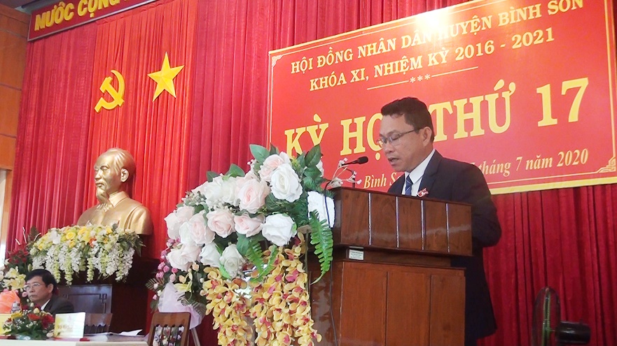 HĐND huyện Bình Sơn tổ chức kỳ họp lần thứ 17, khóa XI