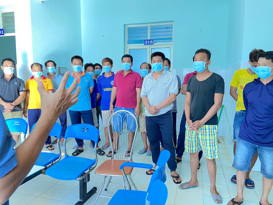 Trung tâm y tế huyện Bình Sơn cách ly theo dõi y tế và điều trị 334 trường hợp