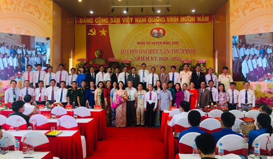 Huyện Bình Sơn bảo đảm tỷ lệ cấp ủy viên nữ trong nhiệm kỳ mới