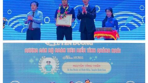 Bình Sơn có 2 gương cán bộ đoàn tiêu biểu được Tỉnh tuyên dương