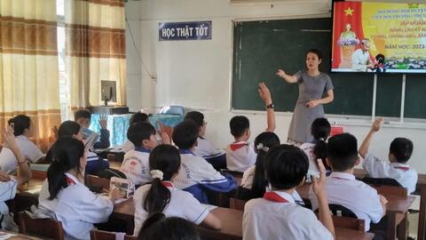 Trường THCS Bình Trung thi đua “Dạy tốt, Học tốt”