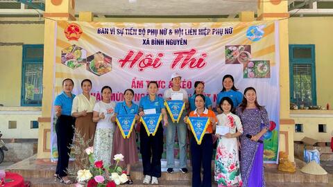 Bình Nguyên tổ chức Hội thi ẩm thực và Kéo co chào mừng Ngày gia đình Việt Nam