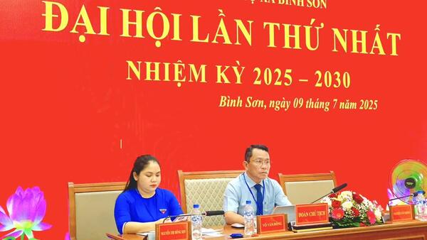 Chi bộ Quân sự xã Bình Sơn đại hội lần thứ I, nhiệm kỳ 2025 – 2030